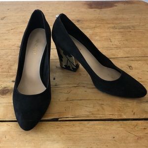 Nine West Strange Leather Pumps.